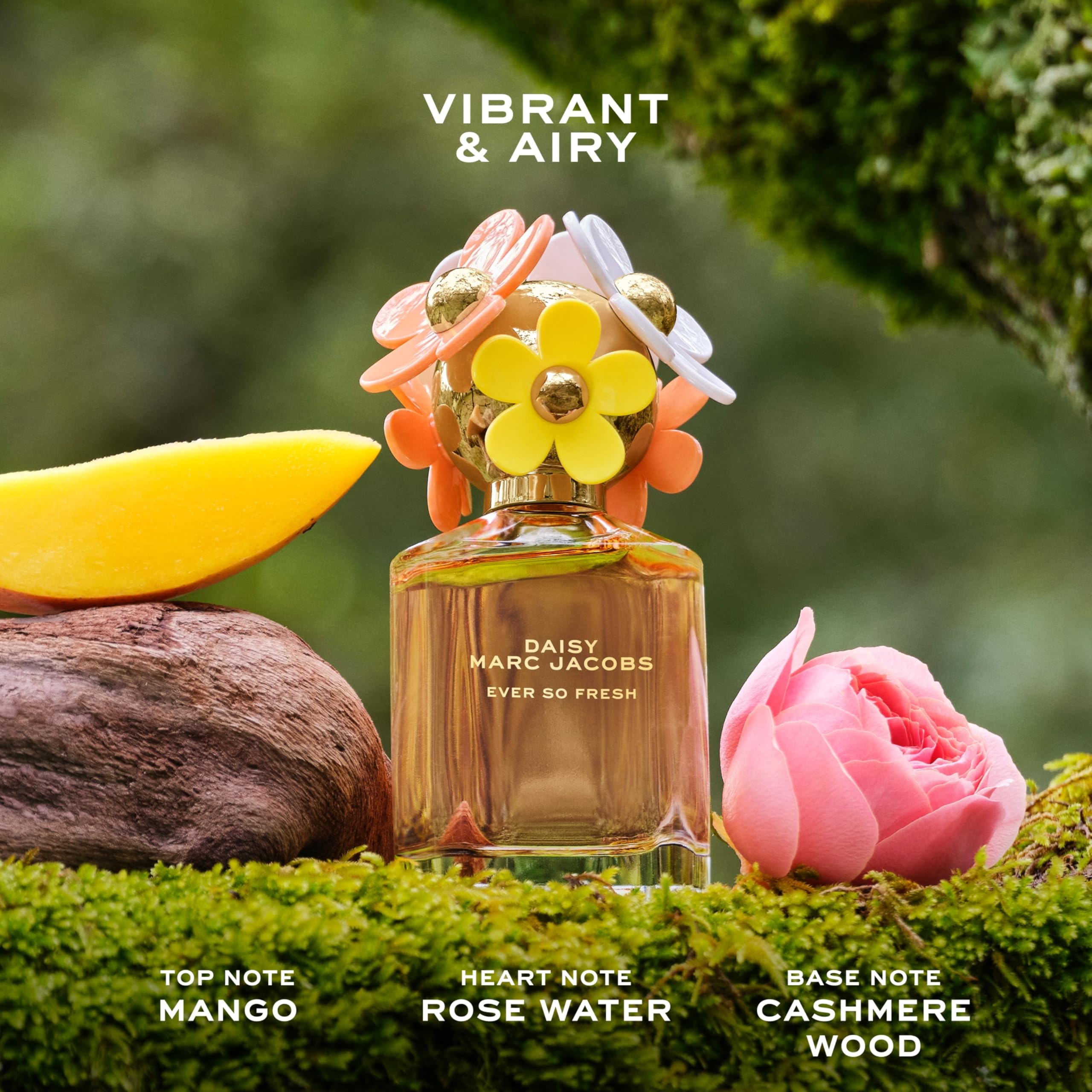 Marc Jacobs Daisy Ever So Fresh Eau de Parfum – Parfum Floral Frais pour Femme – Avec des notes de Mangue, d'Eau de Rose et de Bois de Cachemire