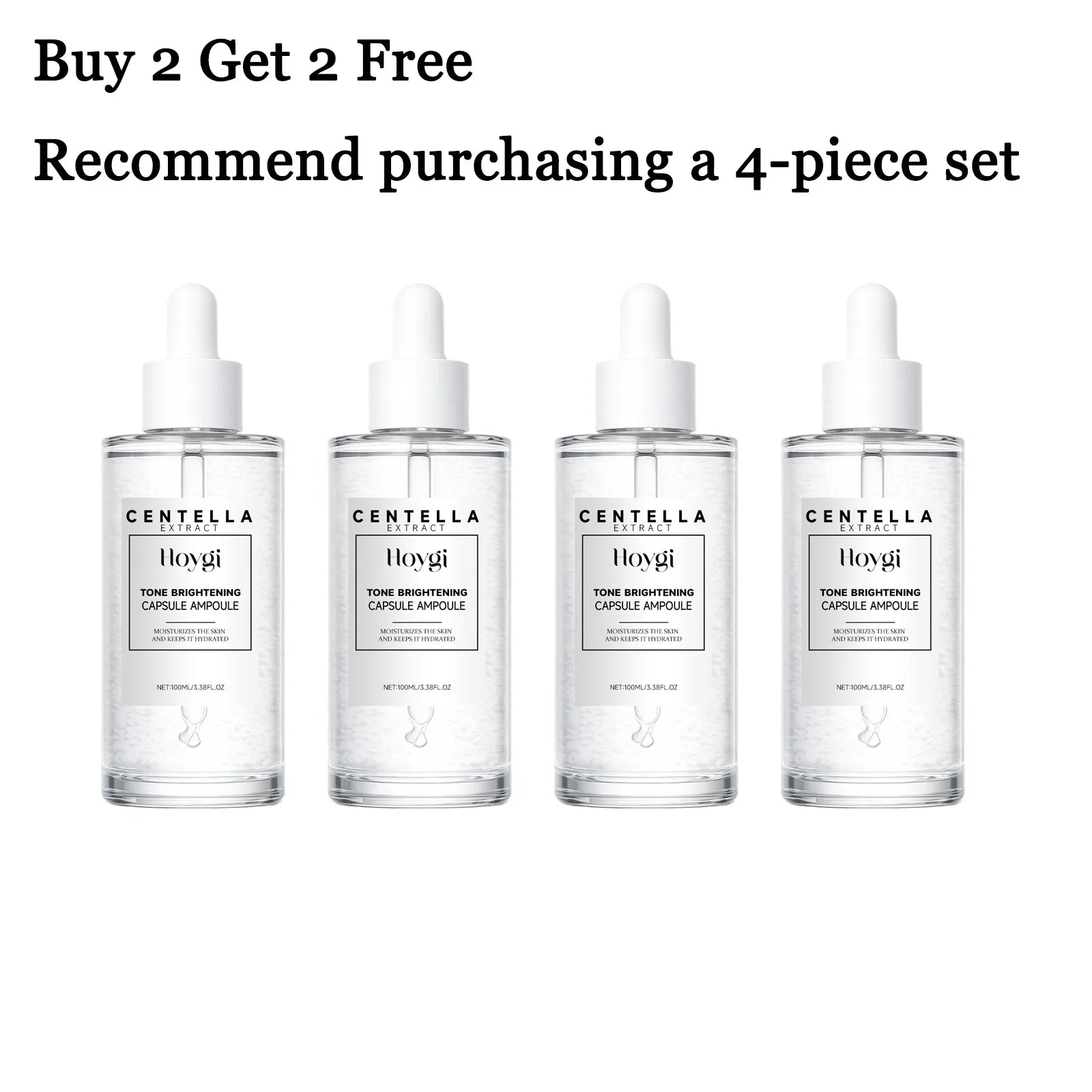100ML Centella Face Serum Deep Moisturizing Improve Skin Texture Nourishing Pores Enhance Smoothness Glowing Non-greasy Daily Care Face Serum