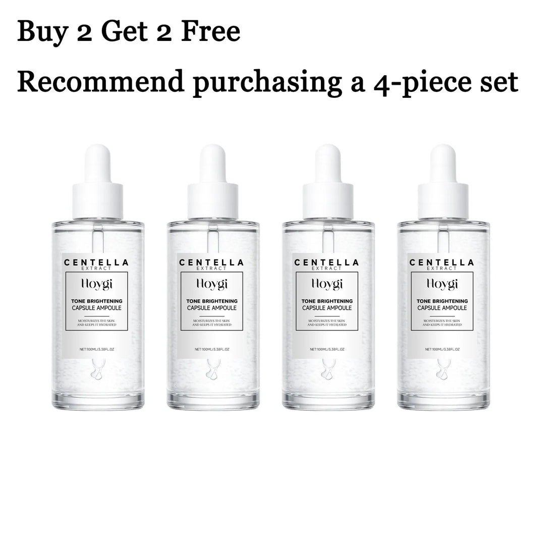 100ML Centella Face Serum Deep Moisturizing Improve Skin Texture Nourishing Pores Enhance Smoothness Glowing Non-greasy Daily Care Face Serum