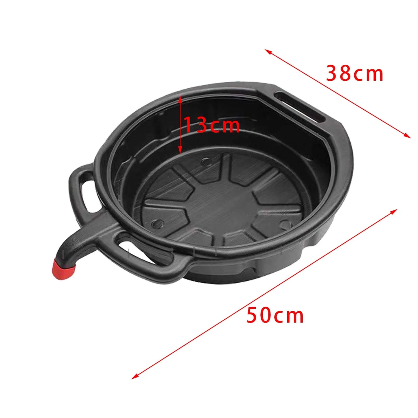 6/8/10L Oil Receiving Basin Oil Change Drain Pan Cleaning Oil Drain Container Leakproof for Car Motorcycle Auto Repair Tool