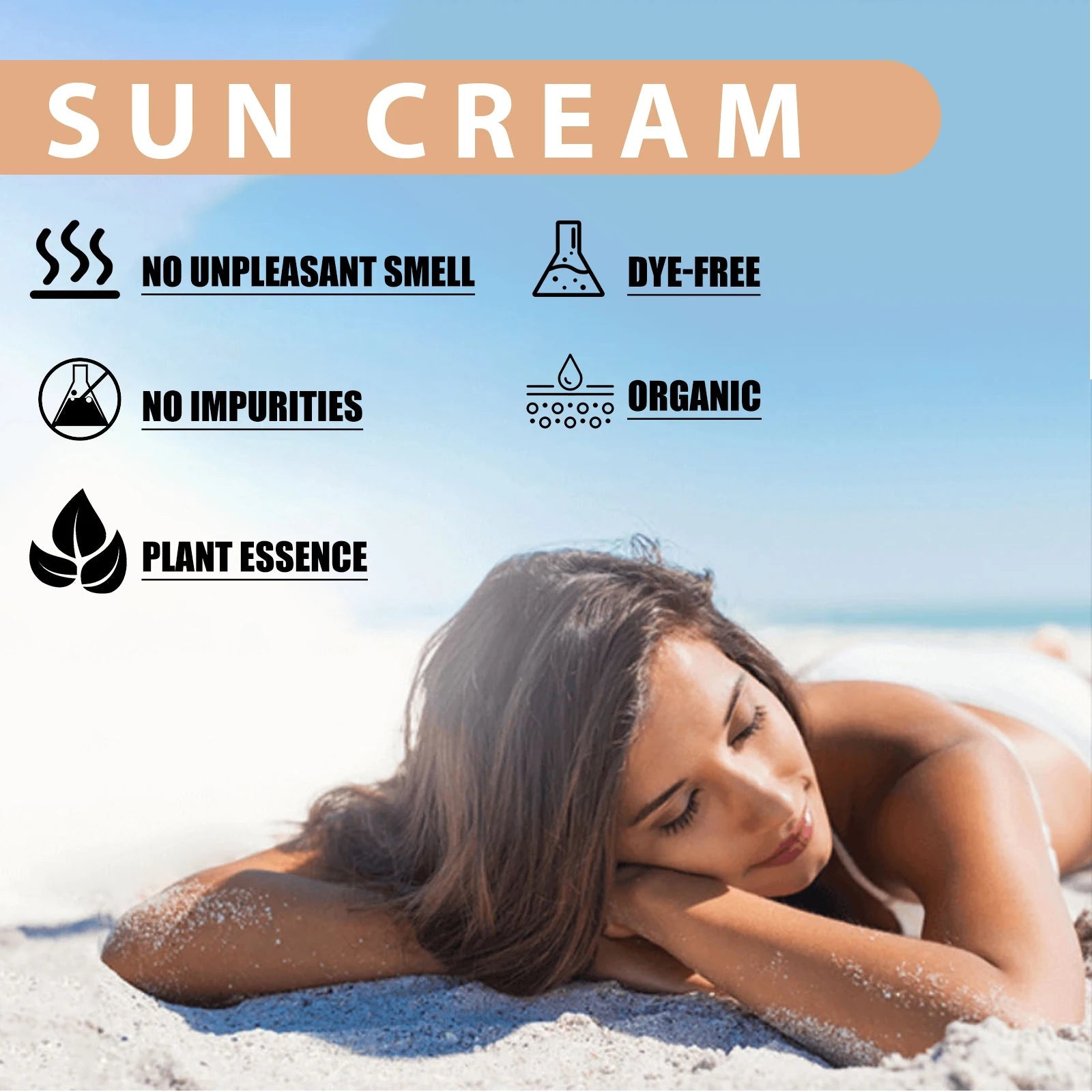 Sunscreen Spf 50+ Uv Shield Reduce Dryness Sunburn Repair Firming Skin Refreshing Oil Control Hydrate Brighten Sun Block Cream Halalzen