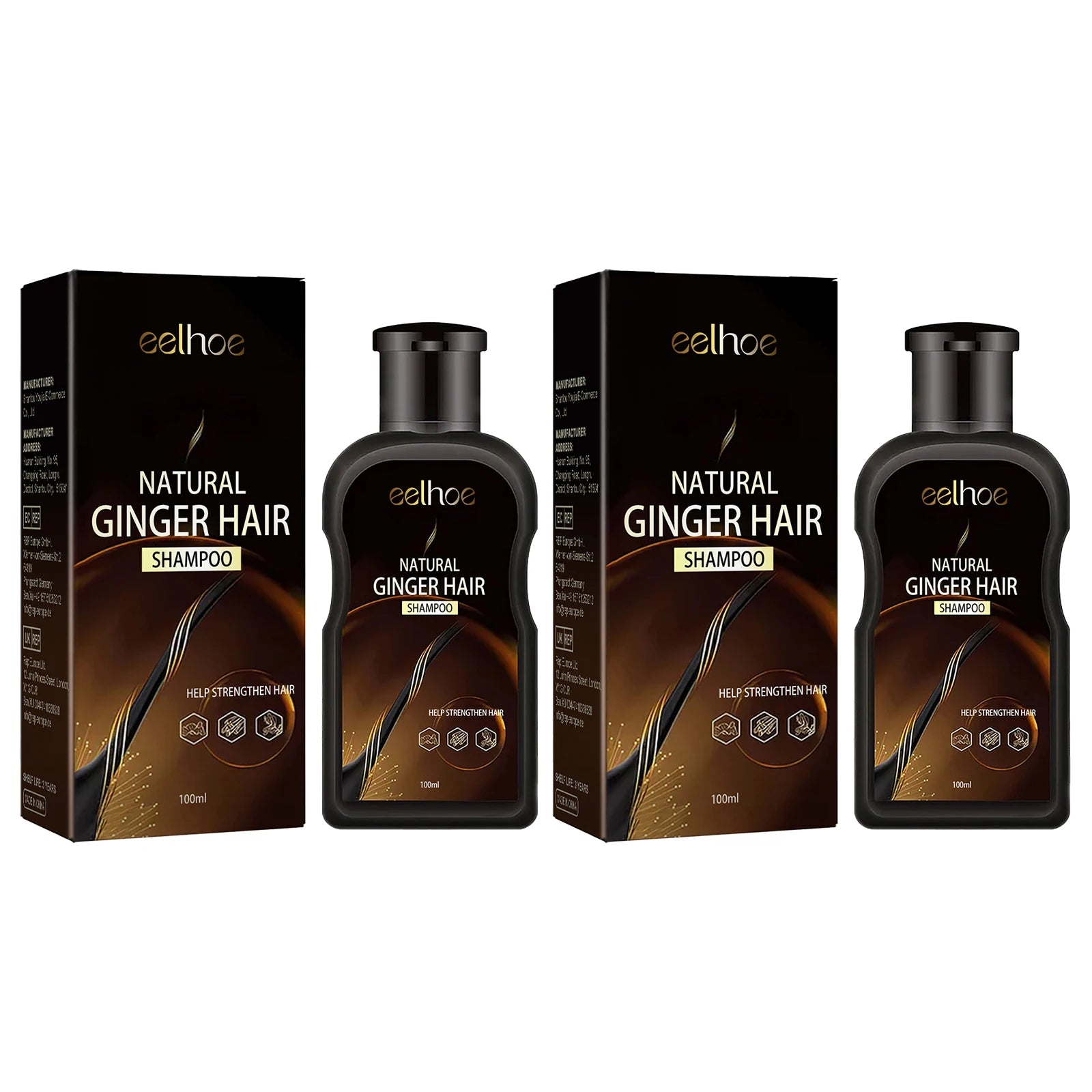 Ginger Extract Shampoo Lemon Scent Stimulates Follicles Activates Natural Growth System Improves Scalp Circulation Strengthens Hair Reduces Loss Hair Care Shampoo
