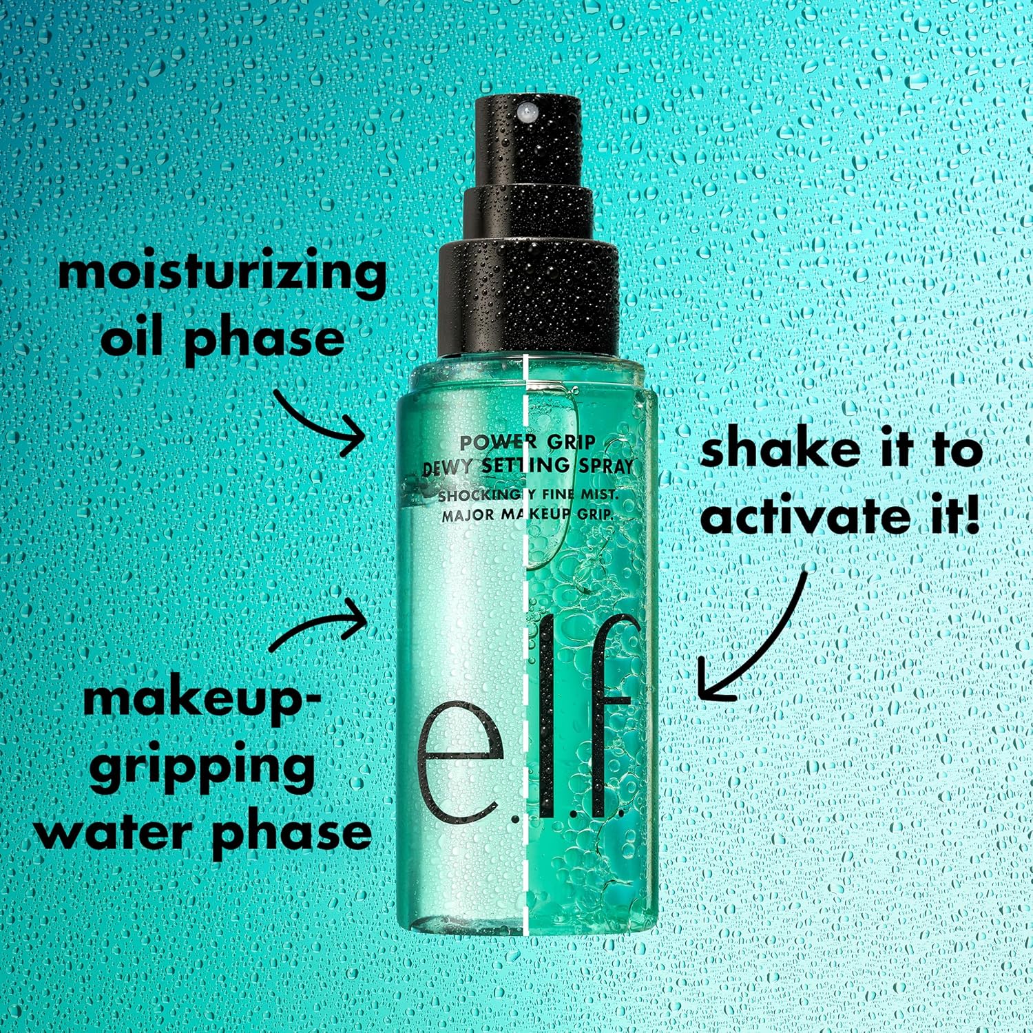e.l.f. Power Grip Dewy Setting Spray, Long-Lasting Formula, Grips Makeup For A Hydrated, Dewy Finish, Vegan & Cruelty-Free Halalzen