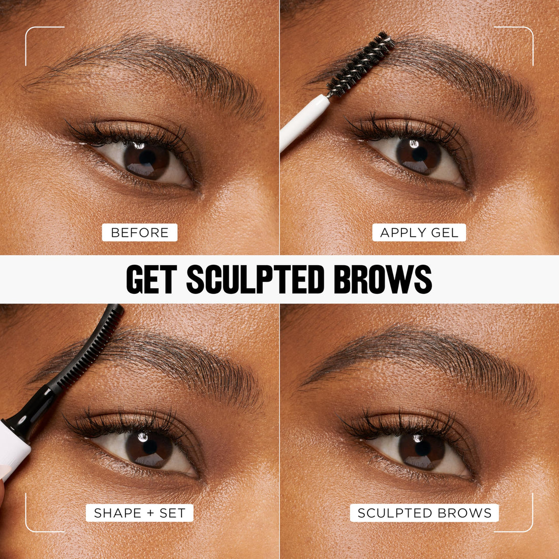 Revlon PhotoReady Lifting Brow Gel, Tinted Eyebrow Lamination with Spoolie Brush, Conditions, Shapes & Defines, 801 Clear, 0.23 fl oz