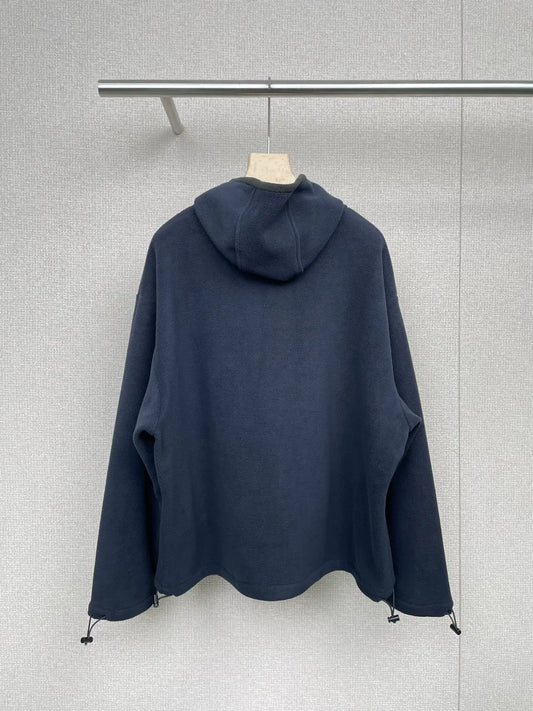 2025 Early Autumn Warm Fashion Jacket New Custom Women's Clothing Polar Fleece Hooded Zipper Jacket