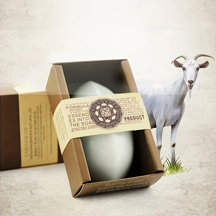 1 Pcs 110G Goat Milk Soap Handmade Natural Plant Extract Soap Deep Cleansing Moisturizing Bactericidal