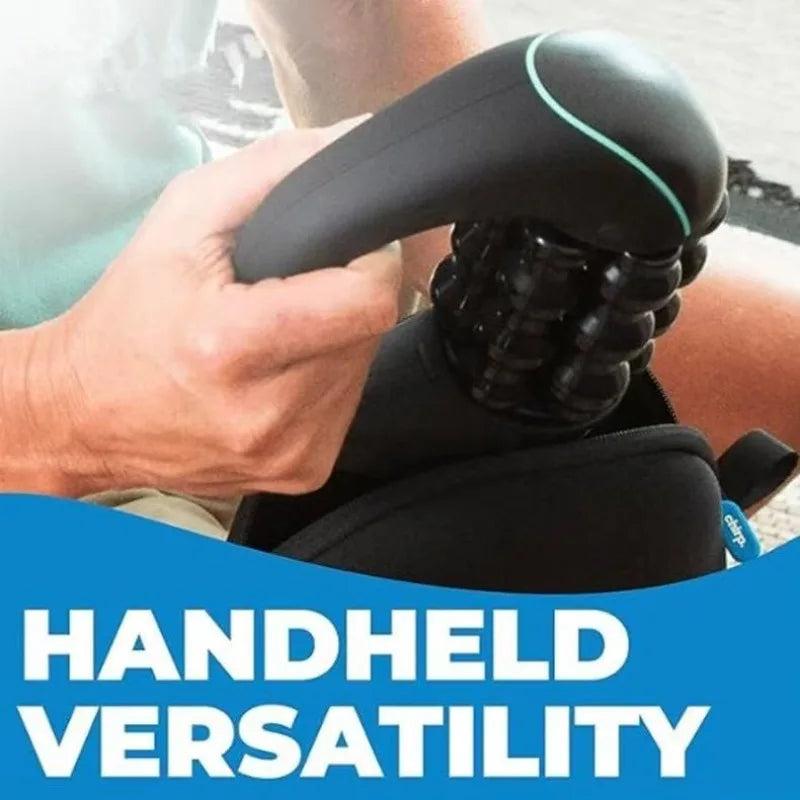 Summer Camping Massager, Electric Handheld Relaxation Roller Massager - Camping Supplies and Equipment, USB Rechargeable, Adjustable Speed, Portable Massager, Suitable for Gym, Home, Office, Travel, Muscle Relaxation Device,