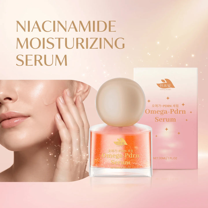 Hanchobit Niacinamide Omega Pdrn Facial Serum Deep Repair Renew Brighten Tone Smooth Moisturizing Lifting Firming Face Skin Care
