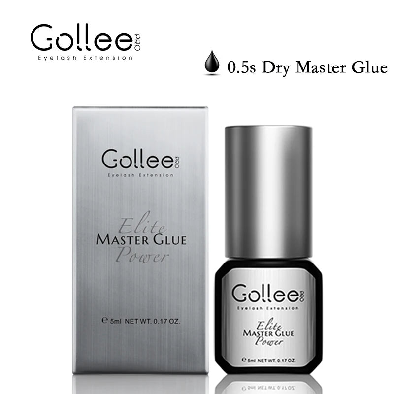 Gollee 0.5s Fast Dry Lash Adhesive Long Lasting 6-8 weeks Eyelashes Glue for Eyelash Extensions No Irritation Glue Makeup tools Halalzen