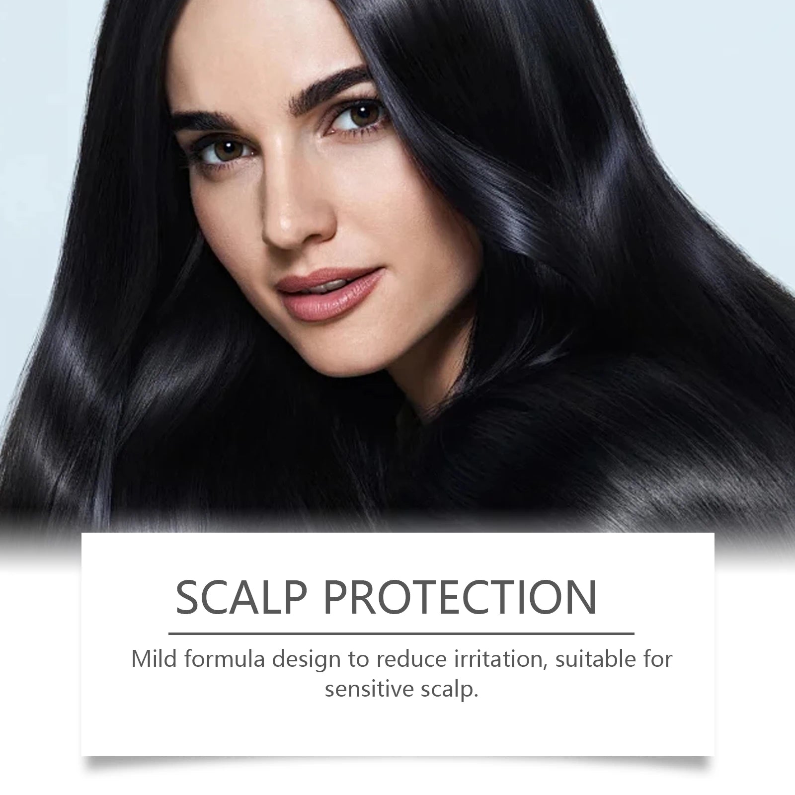 Black Hair Dye Shampoo Gray White Cover Repair Dry Damaged No Harm Deep Nourishing Natural Organic Herbal Instant Coloring Shampoo