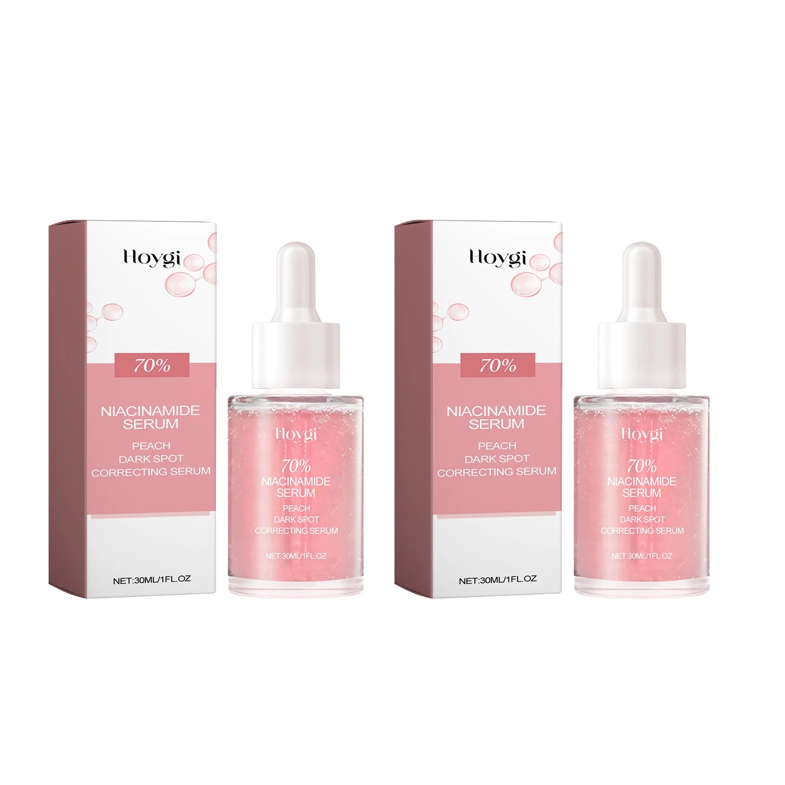 70% Niacinamide Facial Serum Hyaluronic Acid Peach Extract Hydrates Skin Minimizes Pores Refines Texture Balances Oil Restorative Face Care Serum