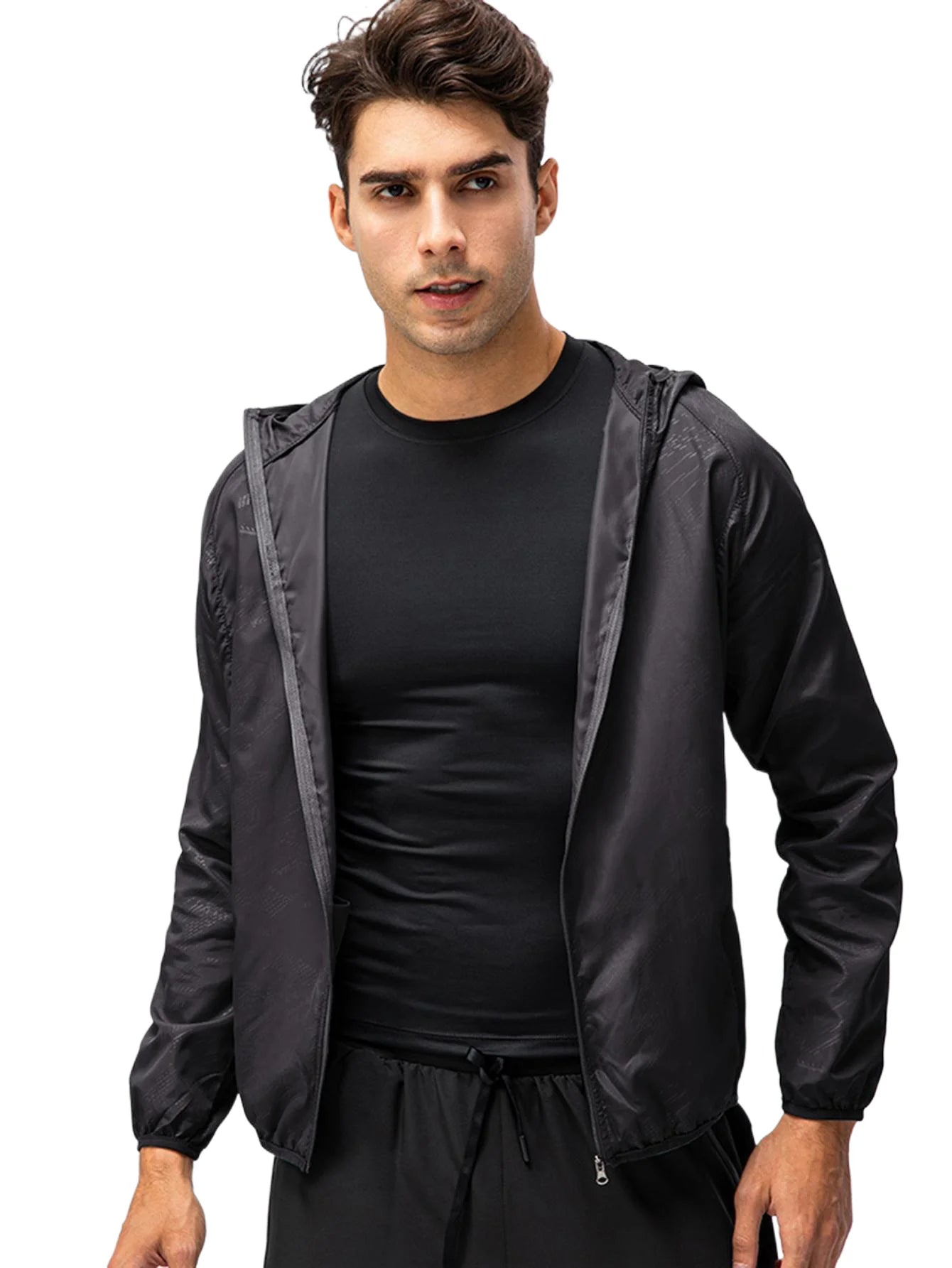 Men's Sports Jacket - Lightweight and Breathable Running and Training Jacket for Fitness and Outdoor Activities