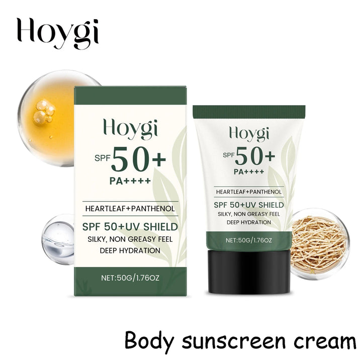 Hoygi Moisturize Sunscreen Cream Prevent Sunburn Moisturizing Reduce Redness Light Texture Non-sticky Gentle Sunblock Lotion Halalzen