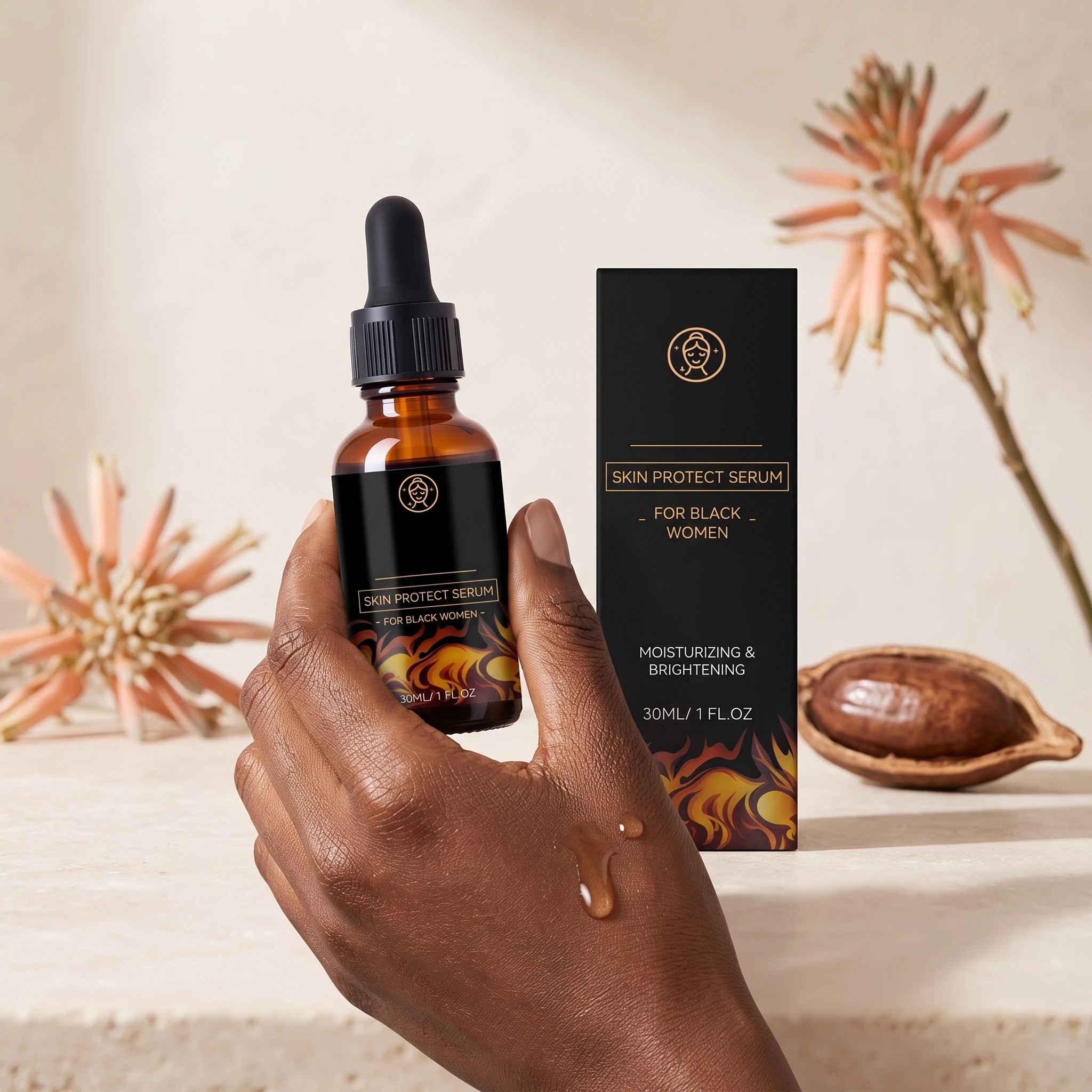 30ML Hydrating Face Serum Deep Nourishing Improve Skin Texture Enhance Gloss Refreshing  Non-sticky Glowing Soothing Redness Daily Care Facial Serum
