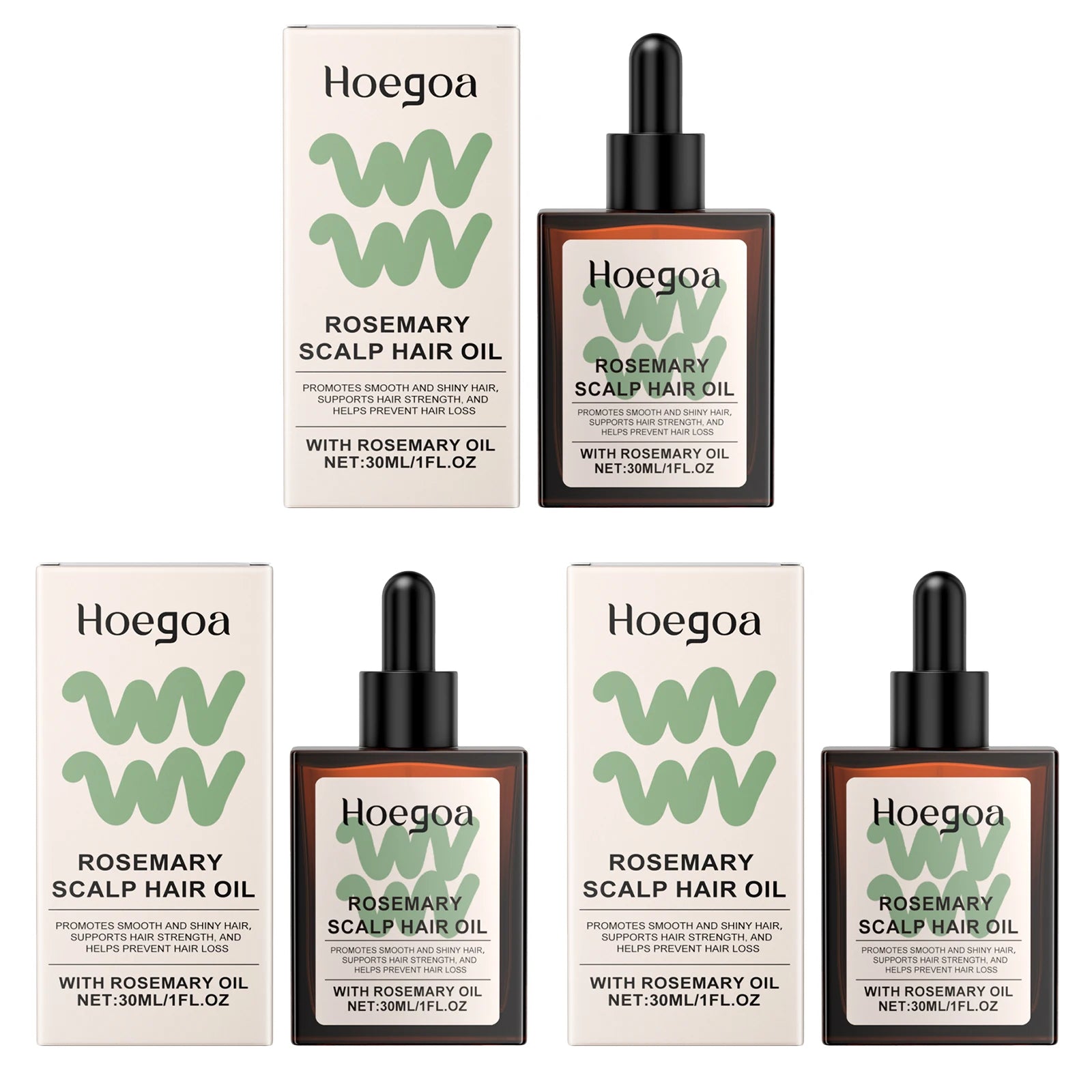 Rosemary Hair Care Oil Vitamin E Soft Smooth Natural Volume Lightweight Long Lasting Fragrance Daily Use Non Greasy Formula Hair Care