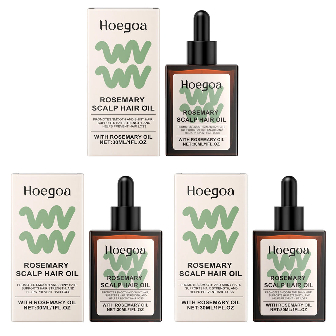 Rosemary Hair Care Oil Vitamin E Soft Smooth Natural Volume Lightweight Long Lasting Fragrance Daily Use Non Greasy Formula Hair Care