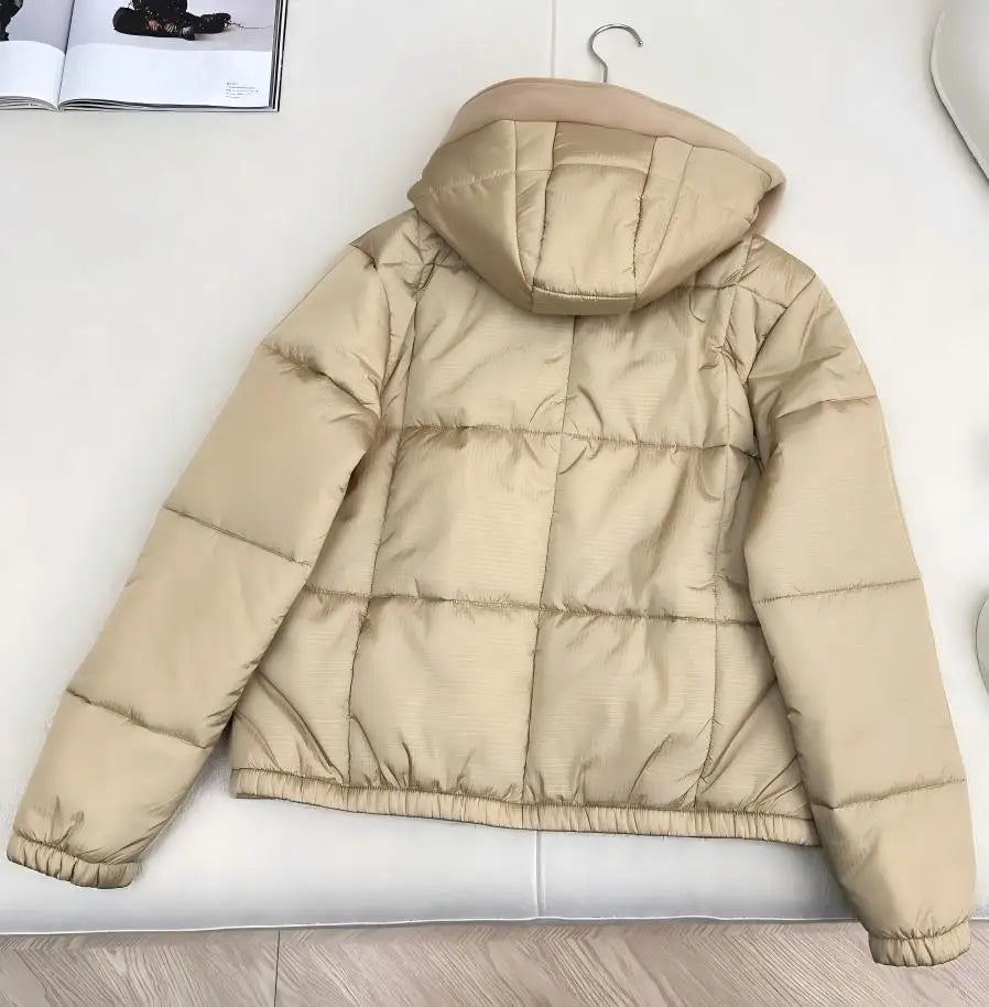 Das Must-have für Herbst &amp; Winter 2025! Wind- und wasserdichte Damen-Daunenjacke aus Nylon mit Kapuze und Kordelzug – leicht, warm und perfekt für