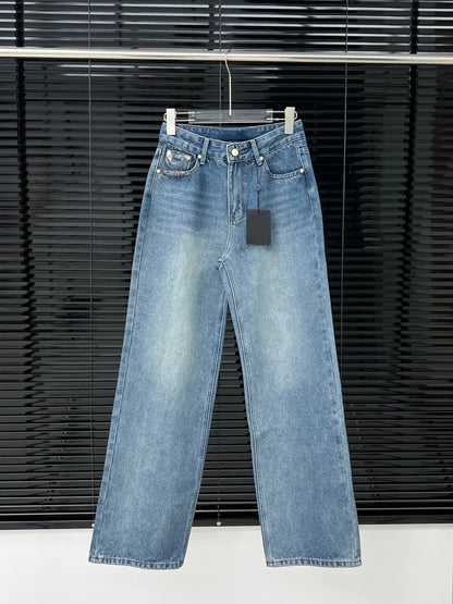 2025 Simple Fashion Women's Denim Pants