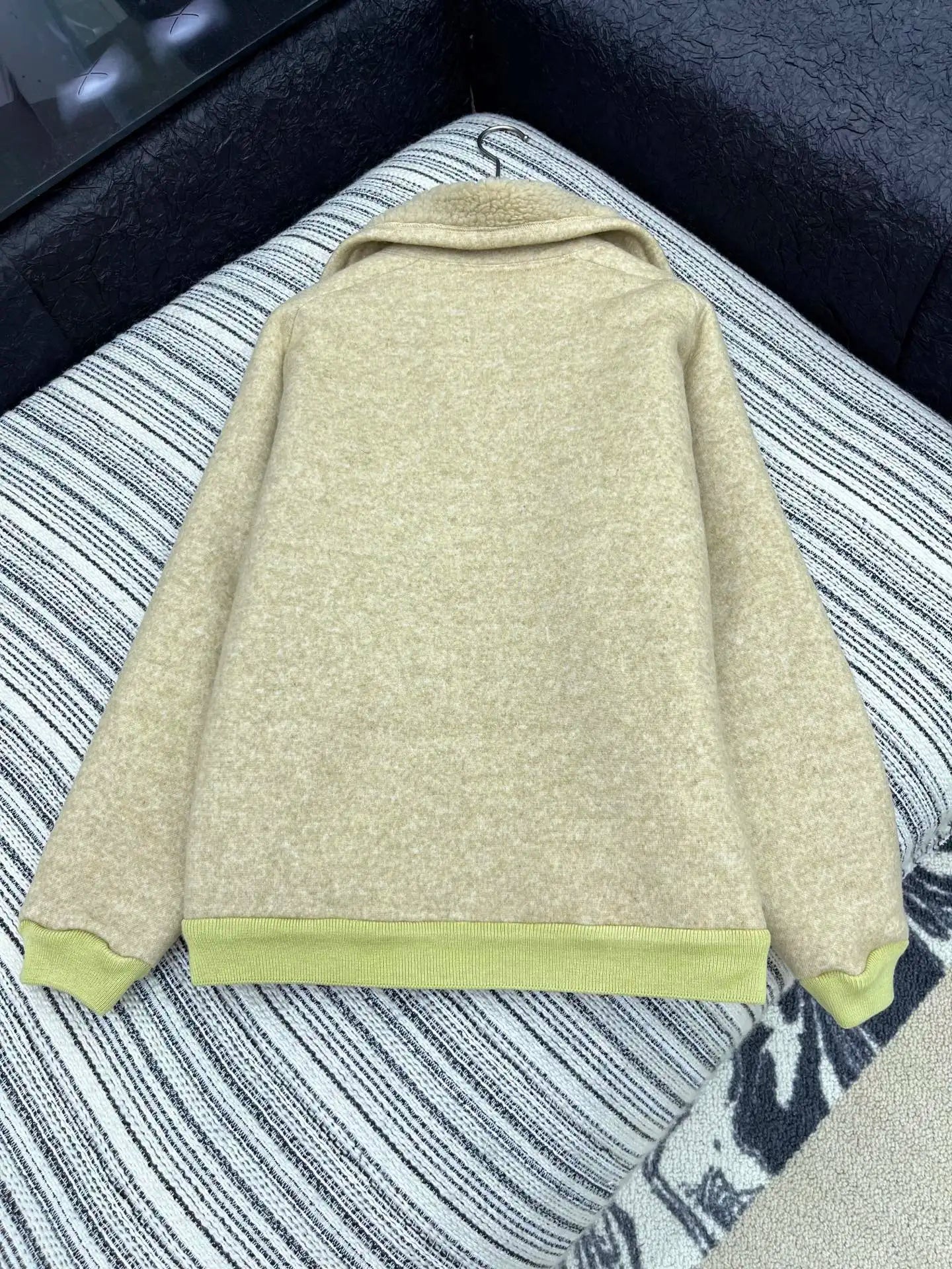 2025 autumn and winter new high-end custom women's clothing Clothing Teddy velvet lining lapel zipper jacket j plus velvet coat