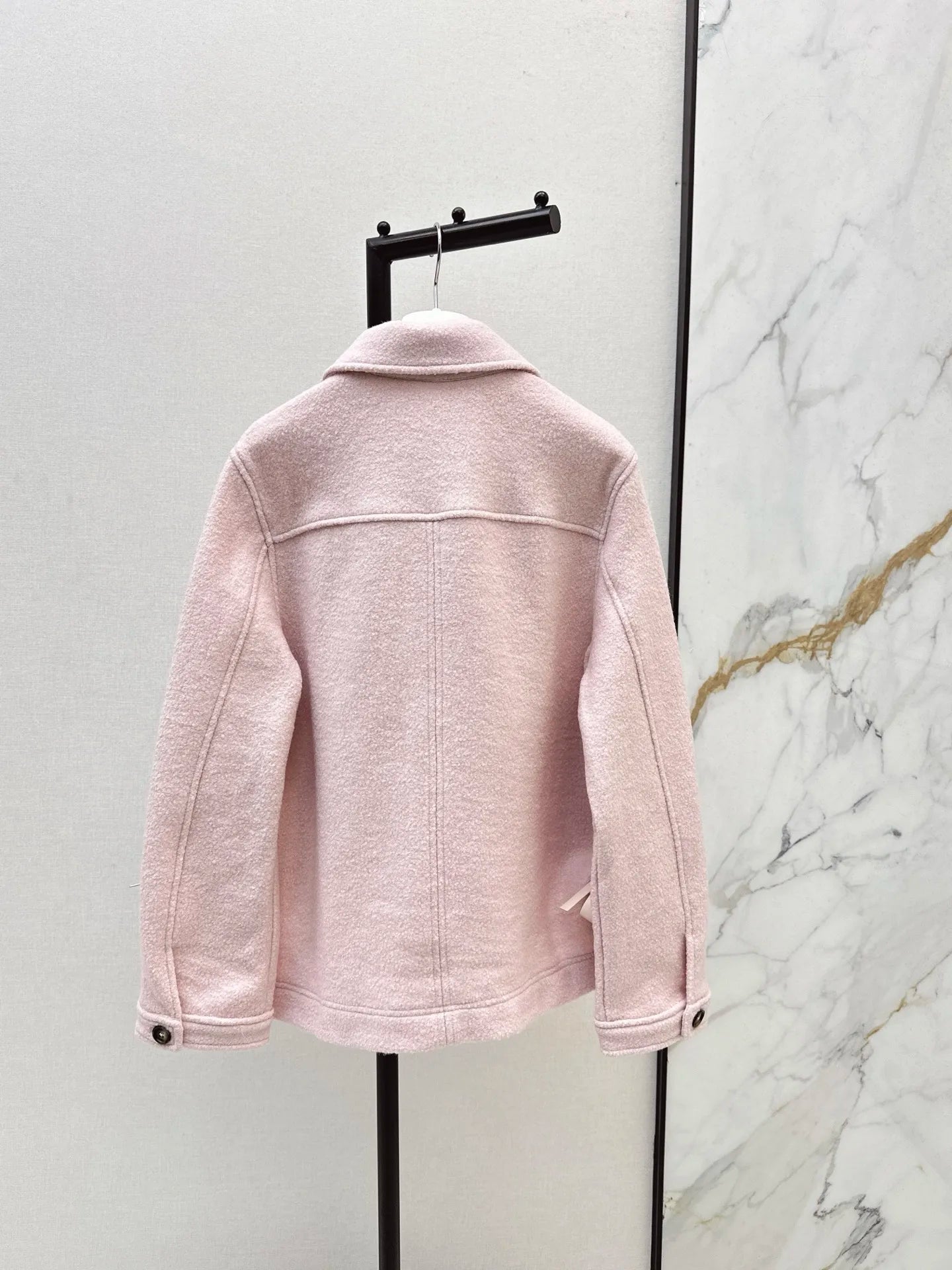 2025 autumn and winter women's woolen collar workwear jacket SU169