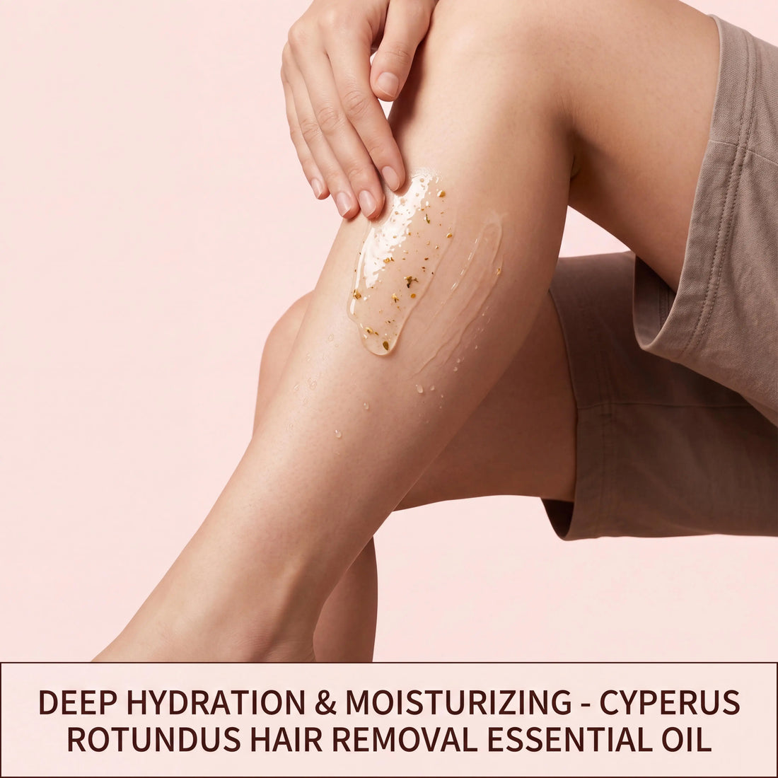 Oceaura Rotundus Hair Removal Care Essential Oil Reduces Growth Soothing Moisturizing Shrinking Pores Body Hair Removal Gentle Depilatory Care Oil