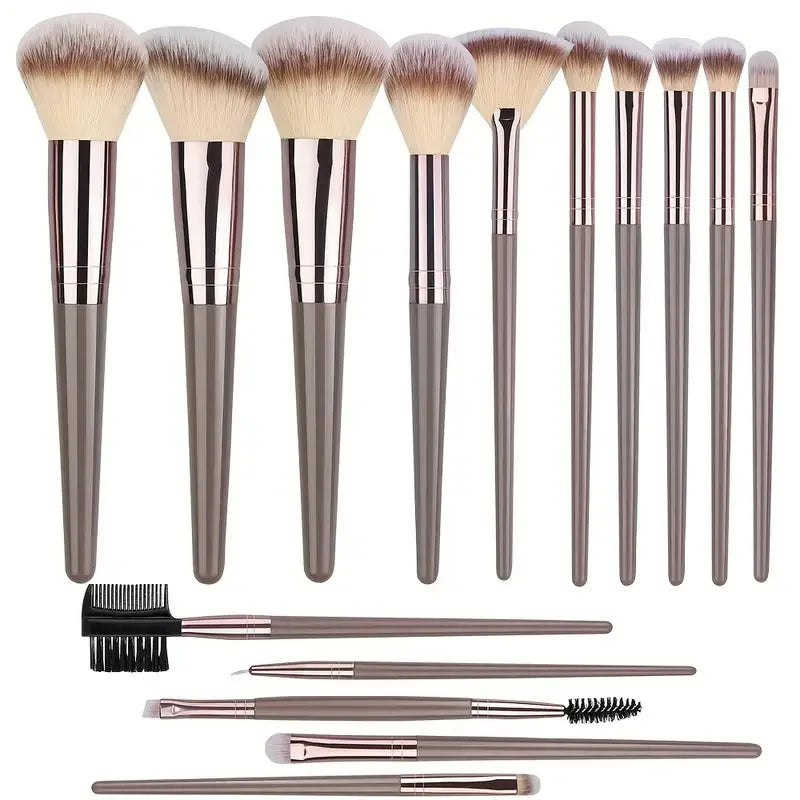 Premium Makeup Brushes Set, Including Makeup Brushes, Hairband Wrist Sponge Ball Powder Puff Silicone Cleaning Makeup Brush Tool