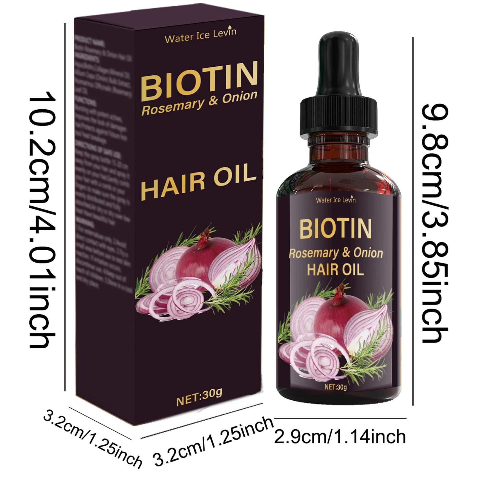 30ml Rosemary Thick Hair Essential Oil, Biotin, Repair Hair Damage, Prevent Hair Loss, Smooth Hair, Nourishing Hair Care Oil