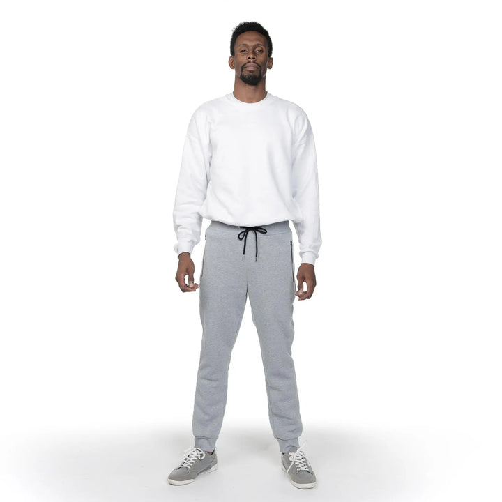 6er-Pack Lucky No. 1 Herren-Fleece-Jogginghosen für Sport und Training mit Reißverschlusstasche und Kordelzug (Größen S-3XL)