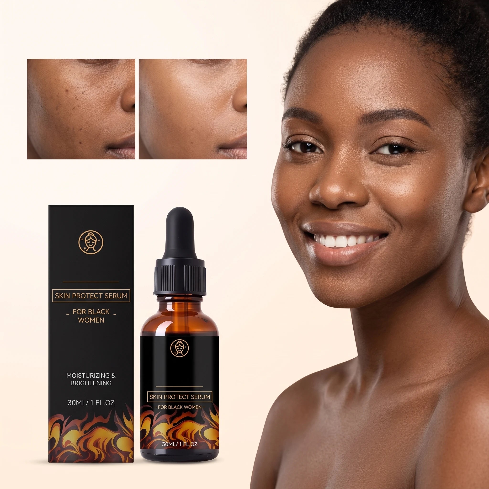 30ML Hydrating Face Serum Deep Nourishing Improve Skin Texture Enhance Gloss Refreshing  Non-sticky Glowing Soothing Redness Daily Care Facial Serum