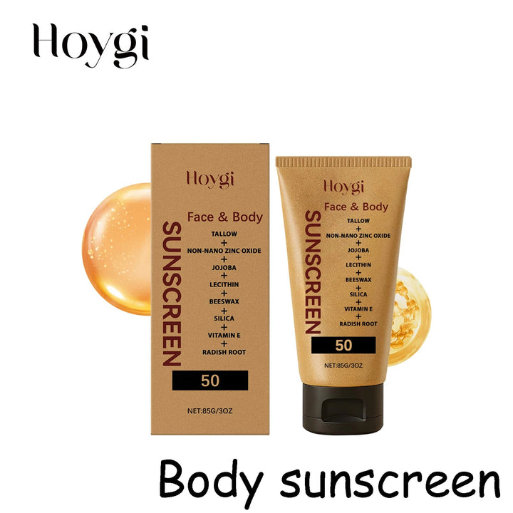 Hoygi Light Sunscreen Cream Refreshing Prevent Sunburn Moisturizing Non-sticky Reduce Dryness Soothing Discomfort Body Sunscreen Halalzen