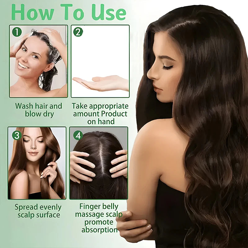 30ml Rosemary Thick Hair Essential Oil, Biotin, Repair Hair Damage, Prevent Hair Loss, Smooth Hair, Nourishing Hair Care Oil