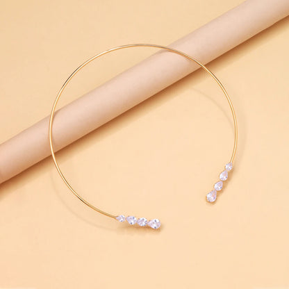 Stonefans Water Drop Choker Necklace Women Bling Neck Prom Accessories Rhinestone Fashion Sparkly Wedding Jewellery Party Collar