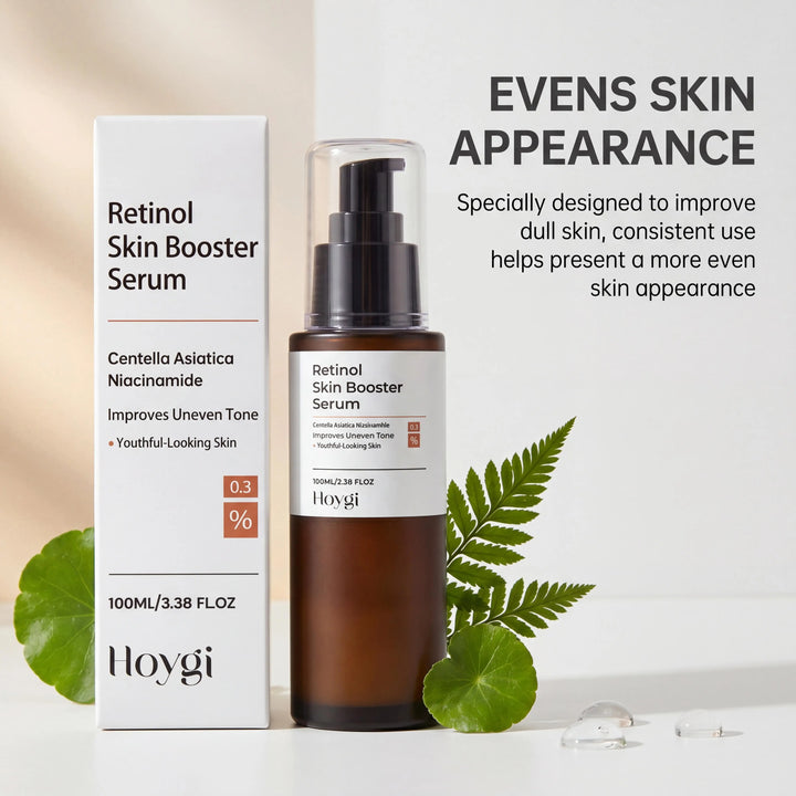Hoygi Retinol Facial Serum Gentle Hydrating Brighten Skin Tone Firming Lifting Anti-Aging Smooth Fine Lines Daily Face Skin Care