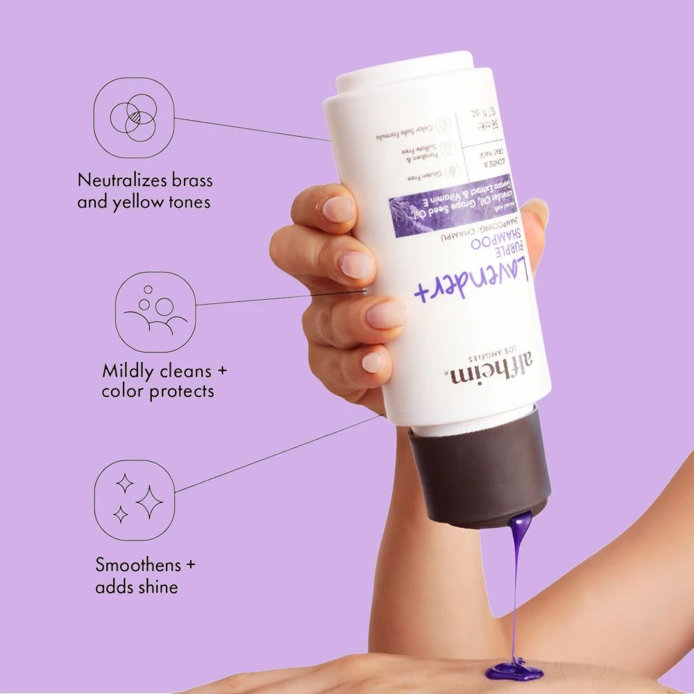 Lavender+ Purple Shampoo & Conditioner Set Halalzen