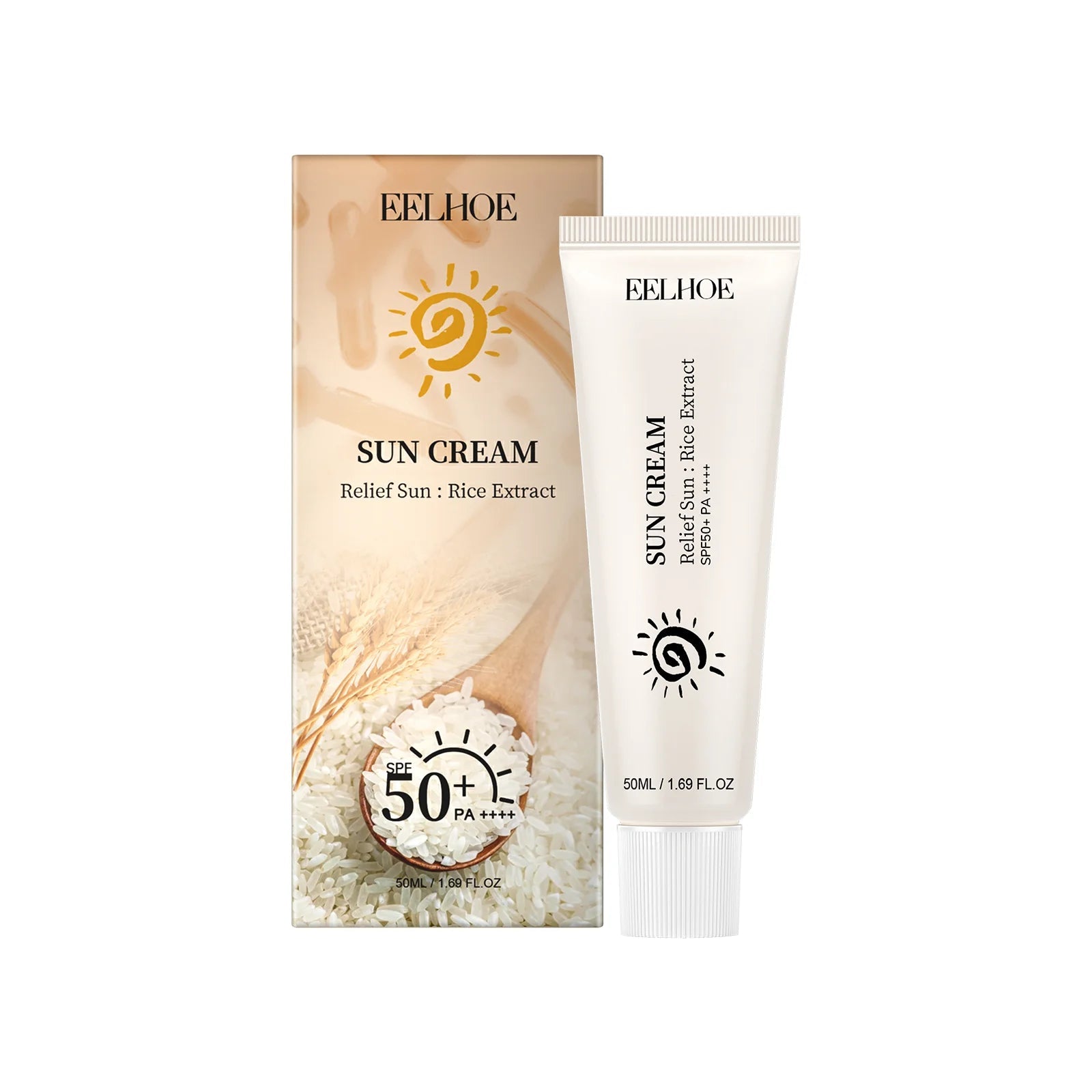 Sunscreen Spf 50+ Uv Shield Reduce Dryness Sunburn Repair Firming Skin Refreshing Oil Control Hydrate Brighten Sun Block Cream Halalzen