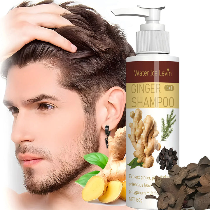 Ginger Regrowth Shampoo for Hair Loss Control Oil Dandruff Moisturize Nourish Scalp Repair Damaged Hair Growth Treatment