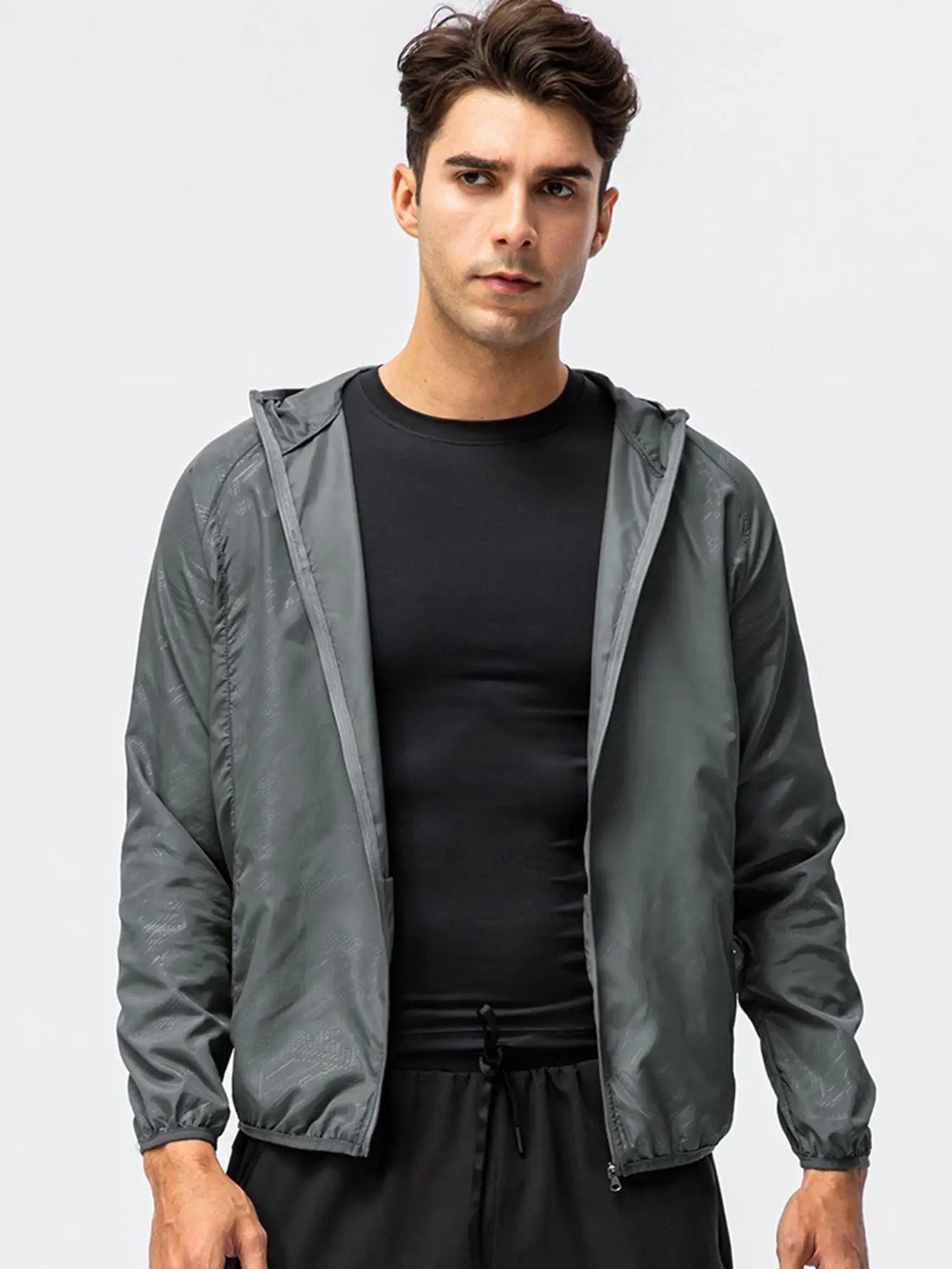 Men's Sports Jacket - Lightweight and Breathable Running and Training Jacket for Fitness and Outdoor Activities