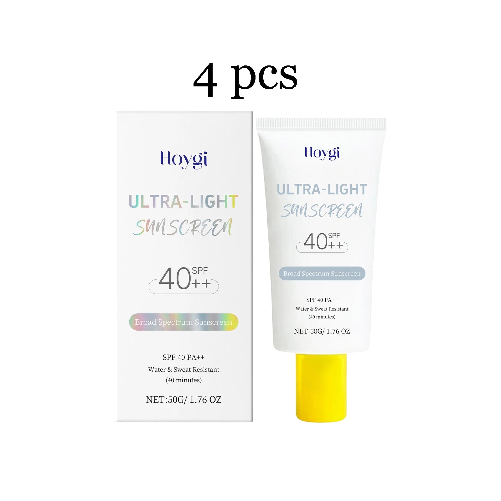 Hoygi Spf 40 Sunscreen Cream Light Texture Moisturizing No Tight Relief Dryness Prevent Sunburn Hydrating Sunblock Lotion Halalzen
