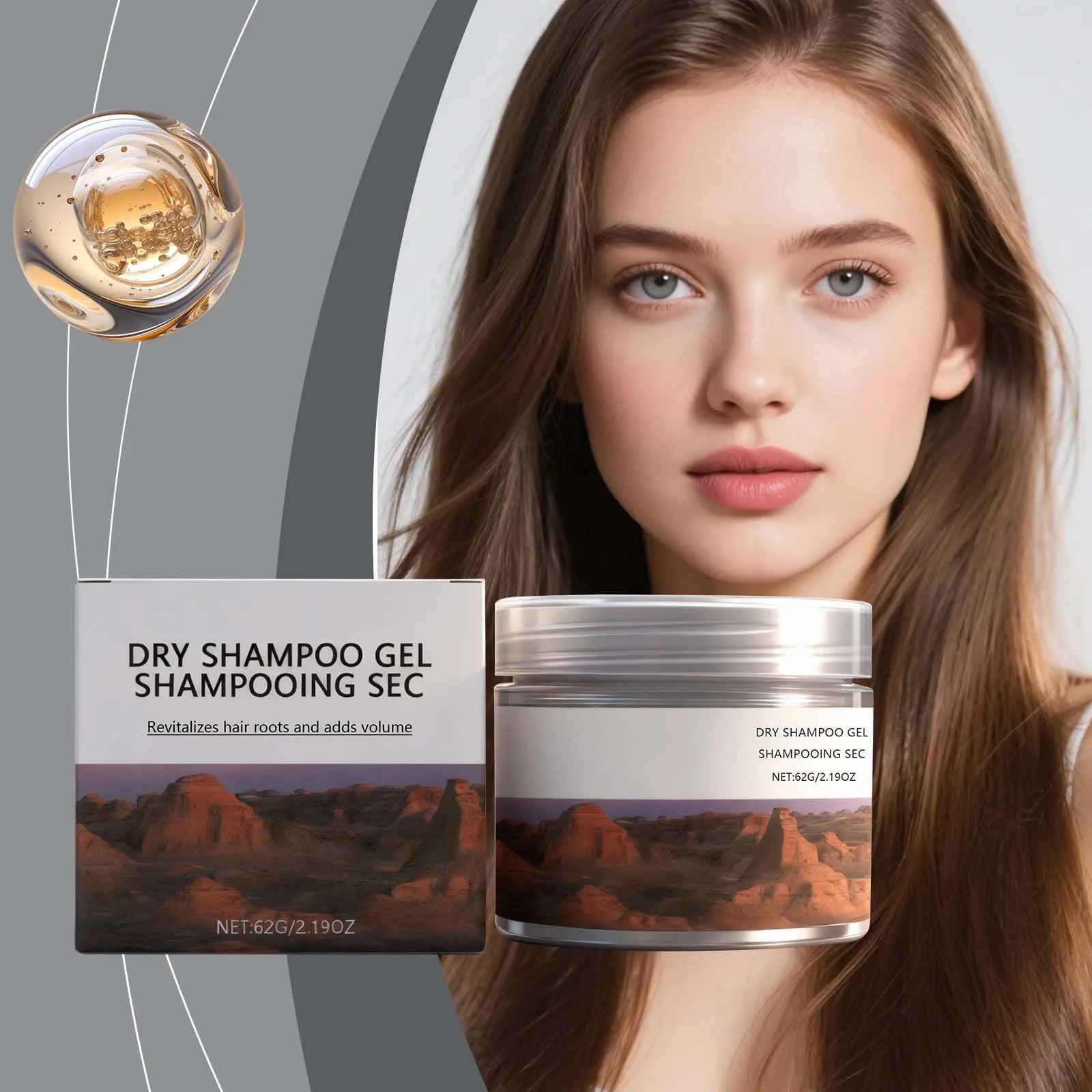 Dry Shampoo for Hair Cleaning Oil Control Matte Finish Dirt Remover Volume Hair Fluffy Fresh Castor Oil Dry Hair Shampoo Paste