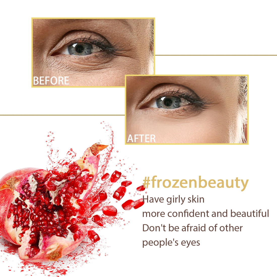 EELHOE 30ml Golden Age Essence Lightens fine lines, tightens skin, hydrates and moisturizes facial essence