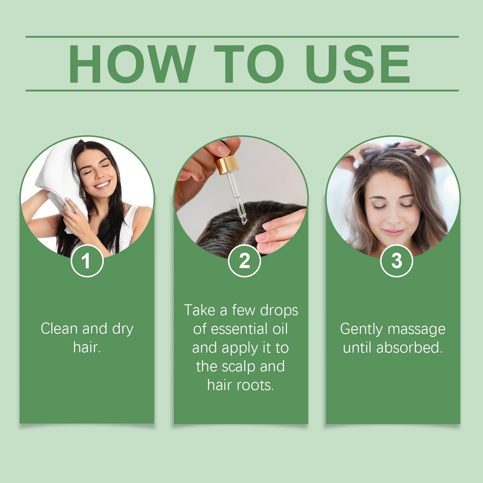 60ML Rosemary Essence Oil Moisturizing Nourishing Scalp Enhance Smoothness Repairing Damaged Hair Restore Spilt Ends Strengthen Barrier Volumizing Hair Care Oil