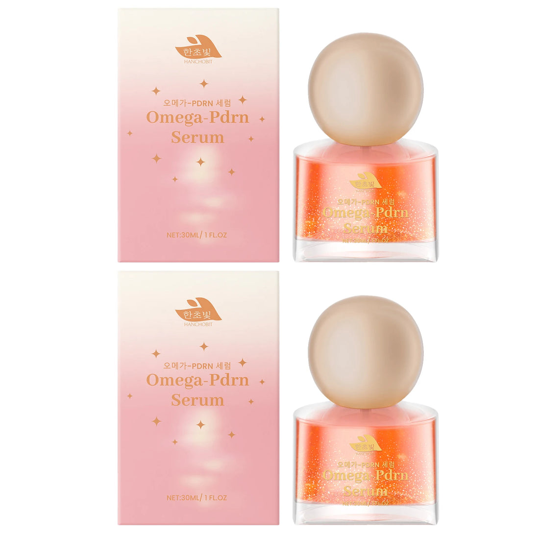 Hanchobit Niacinamide Omega Pdrn Facial Serum Deep Repair Renew Brighten Tone Smooth Moisturizing Lifting Firming Face Skin Care