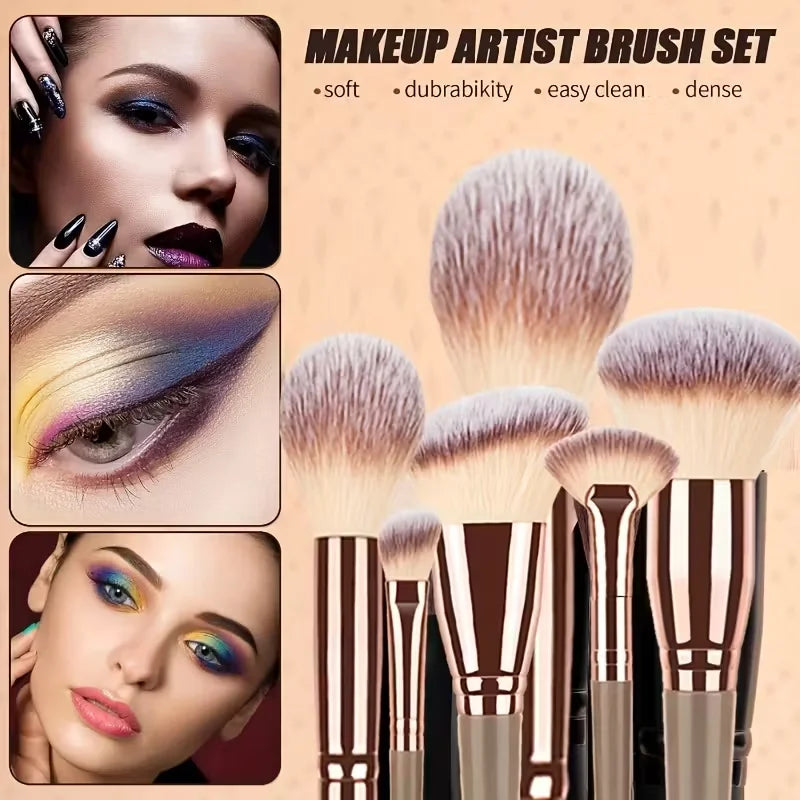 Premium Makeup Brushes Set, Including Makeup Brushes, Hairband Wrist Sponge Ball Powder Puff Silicone Cleaning Makeup Brush Tool