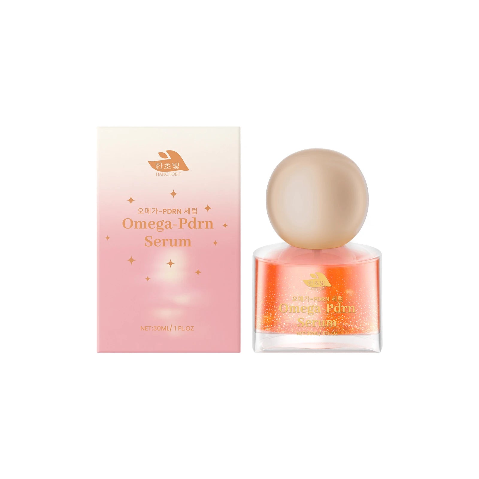Hanchobit Niacinamide Omega-Pdrn Face Serum Hydrating Brightening Even Skin Tone Dark Spots Barrier Repair Glow Boosting Facial Essence