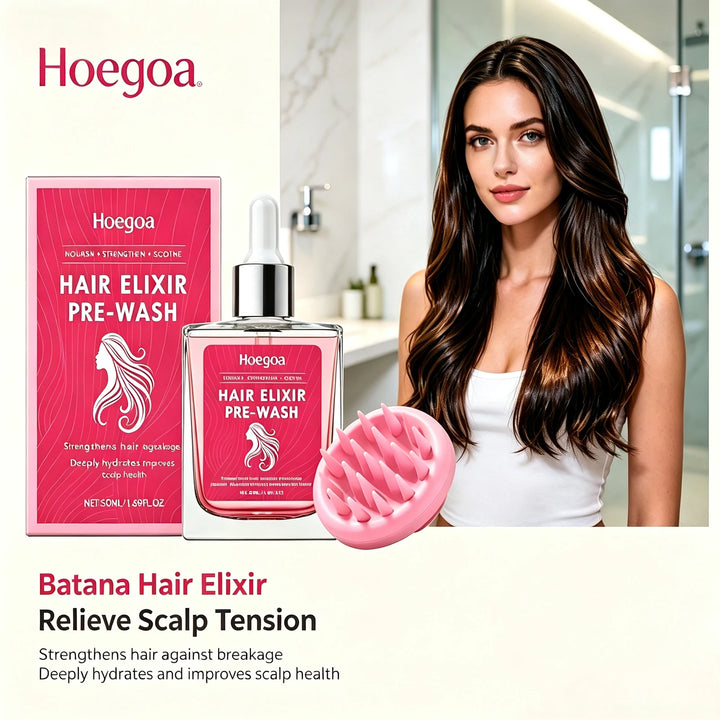 Pre-wash Hair Serum Ginger Root Extract Deeply Nourishes Scalp Softens Hair Reduces Split Ends Premium Scalp Care Treatment Essence