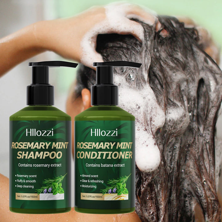 Rosemary shampoo and conditioner provide long-lasting moisturizing and nourishing care for your hair, leaving it smooth, silky.