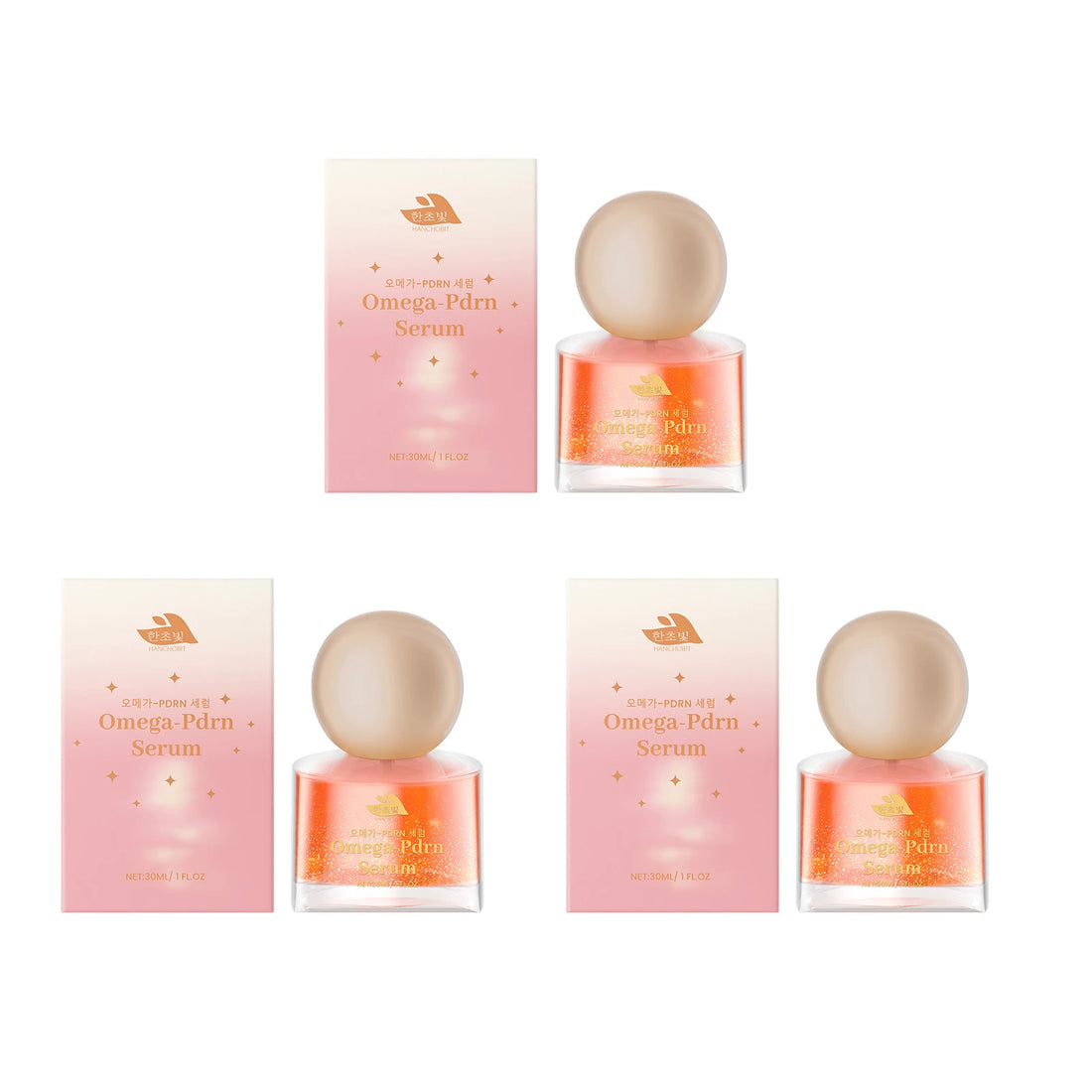 Hanchobit Niacinamide Omega-Pdrn Face Serum Hydrating Brightening Even Skin Tone Dark Spots Barrier Repair Glow Boosting Facial Essence