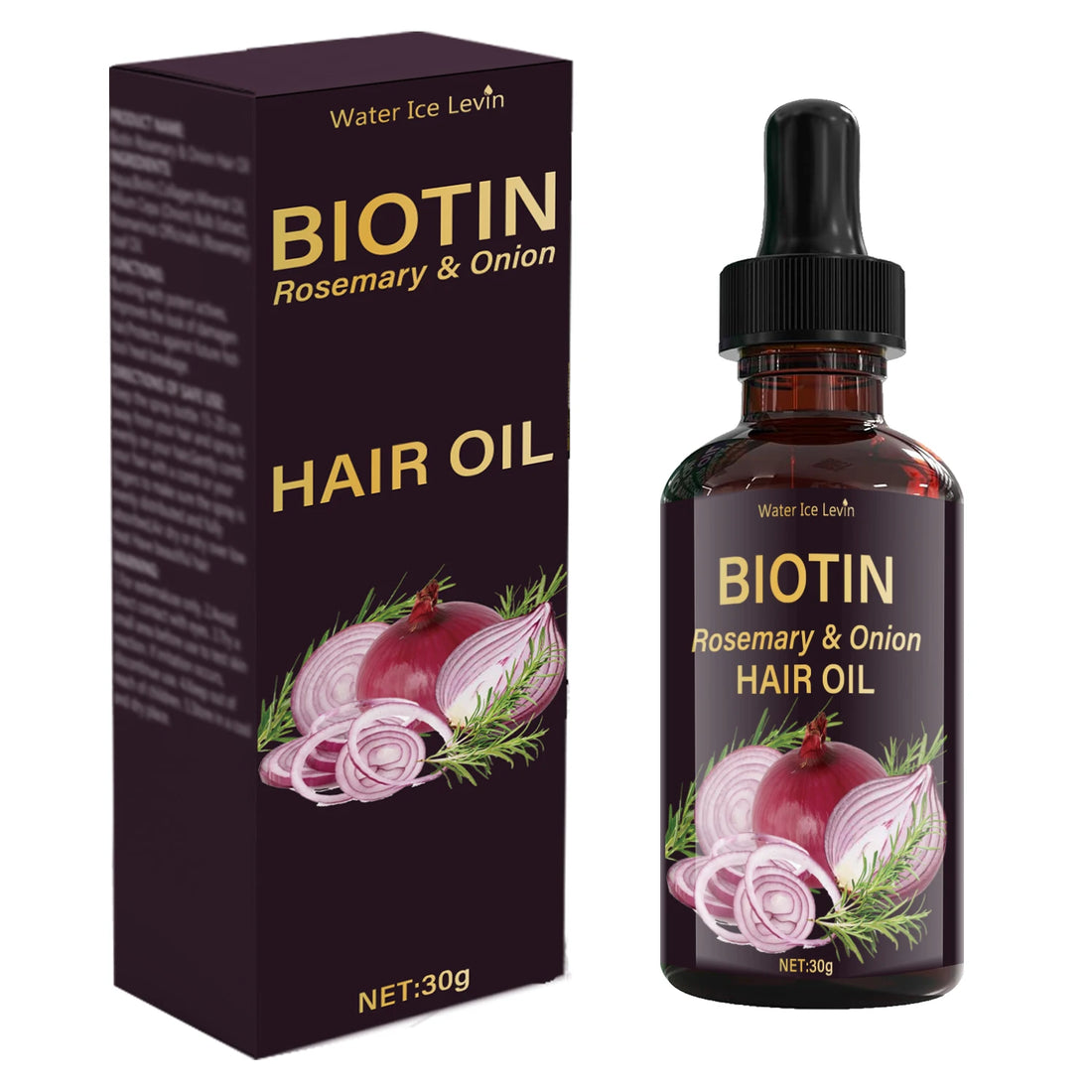 30ml Rosemary Thick Hair Essential Oil, Biotin, Repair Hair Damage, Prevent Hair Loss, Smooth Hair, Nourishing Hair Care Oil