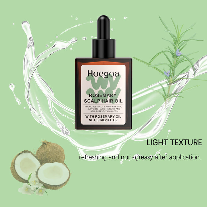 Rosemary Hair Care Oil Vitamin E Soft Smooth Natural Volume Lightweight Long Lasting Fragrance Daily Use Non Greasy Formula Hair Care
