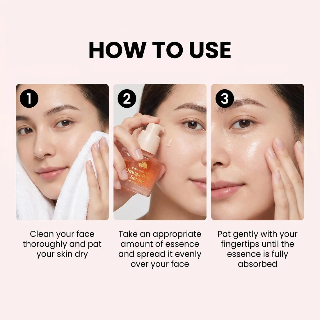 Hanchobit Niacinamide Omega Pdrn Facial Serum Deep Repair Renew Brighten Tone Smooth Moisturizing Lifting Firming Face Skin Care